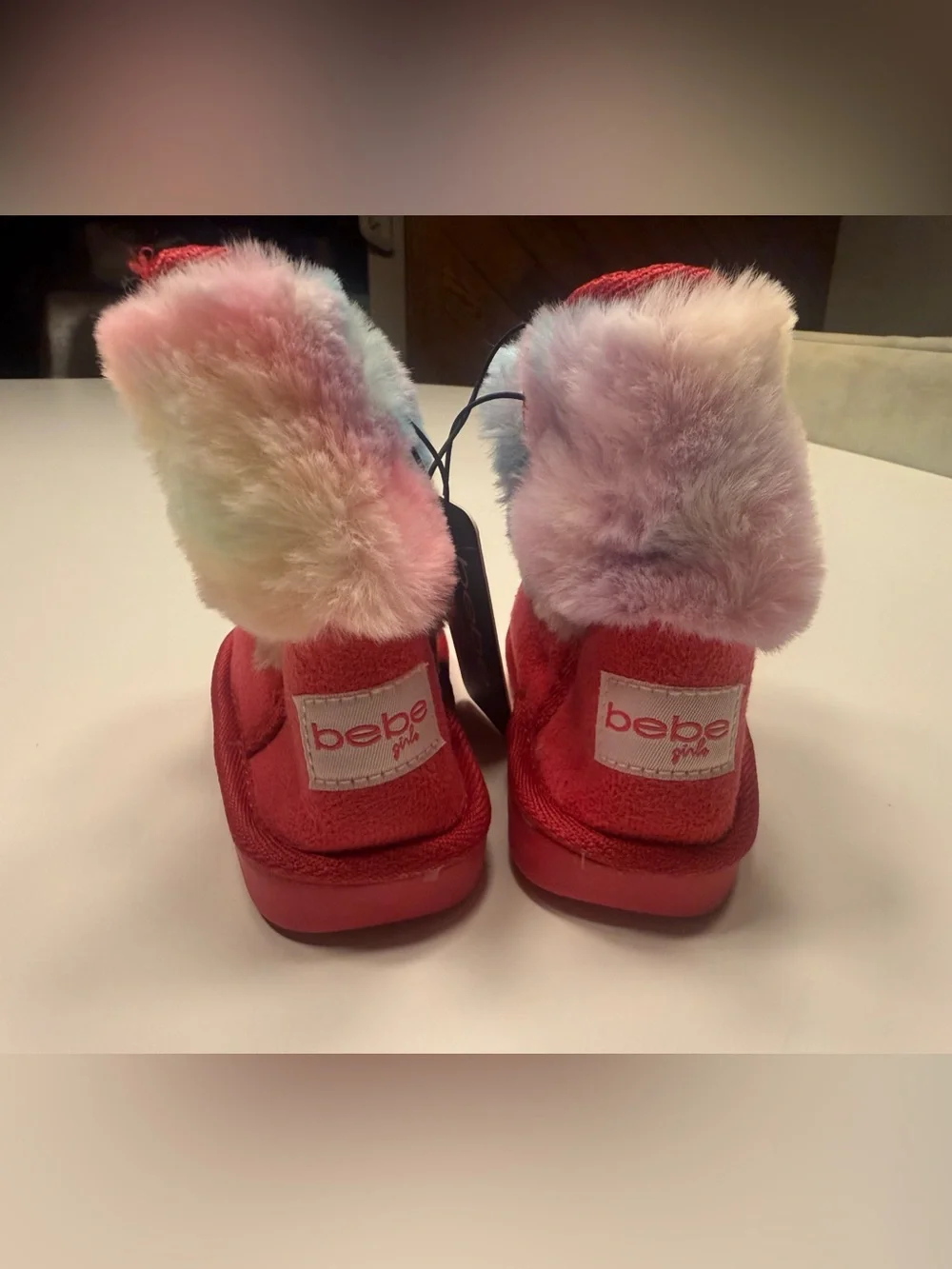NWT bebe Girls' Faux-Fur Winter Boots